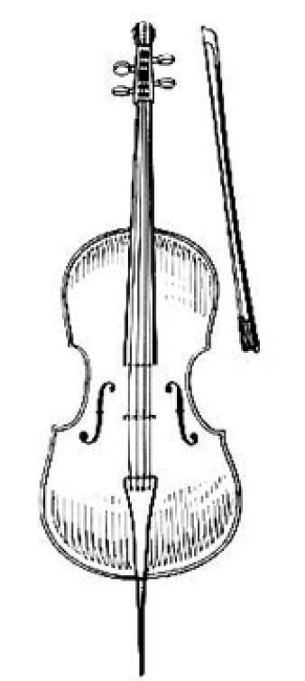 Смычковые инструменты рисование