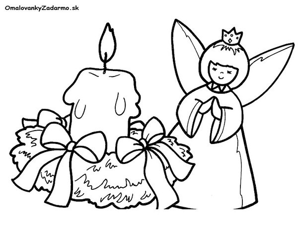 Раскраски Рождество для детей