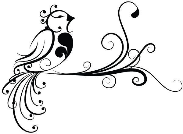 Узоры с птичками