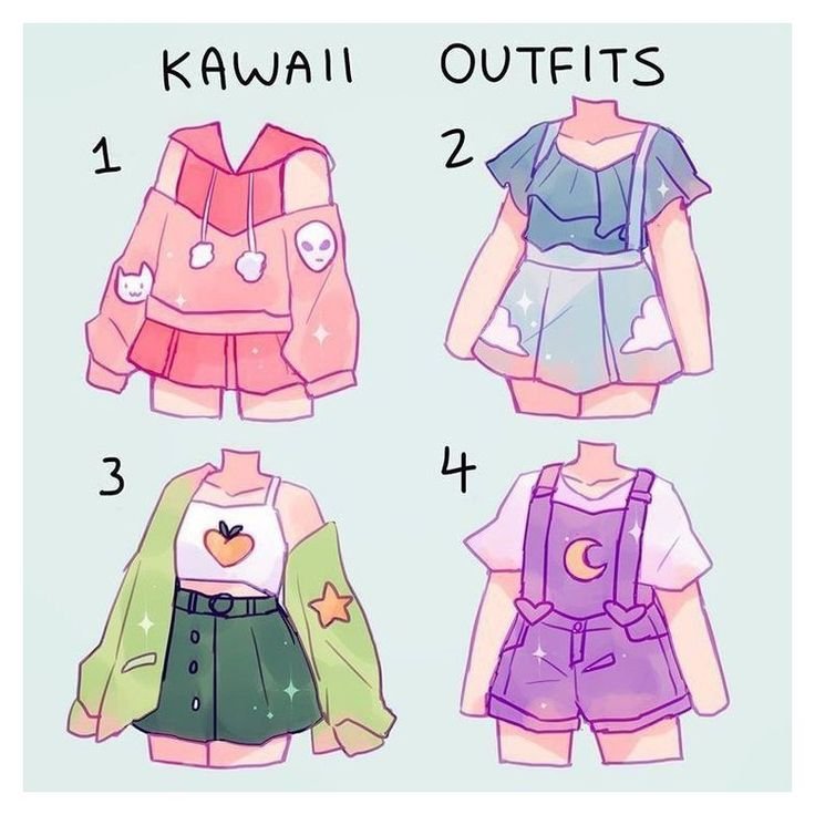 Аниме одежда для детей