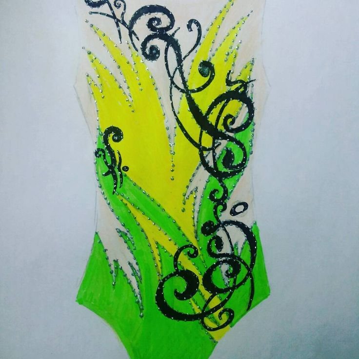 Узоры на купальник