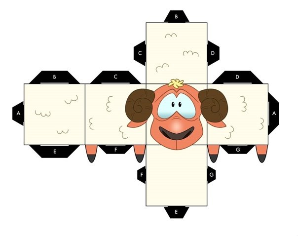 Вырежи и склей для детей