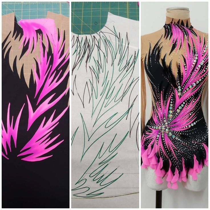 Узоры для купальников для художественной