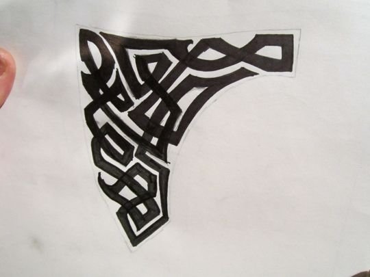 Трафареты для топоров для травления