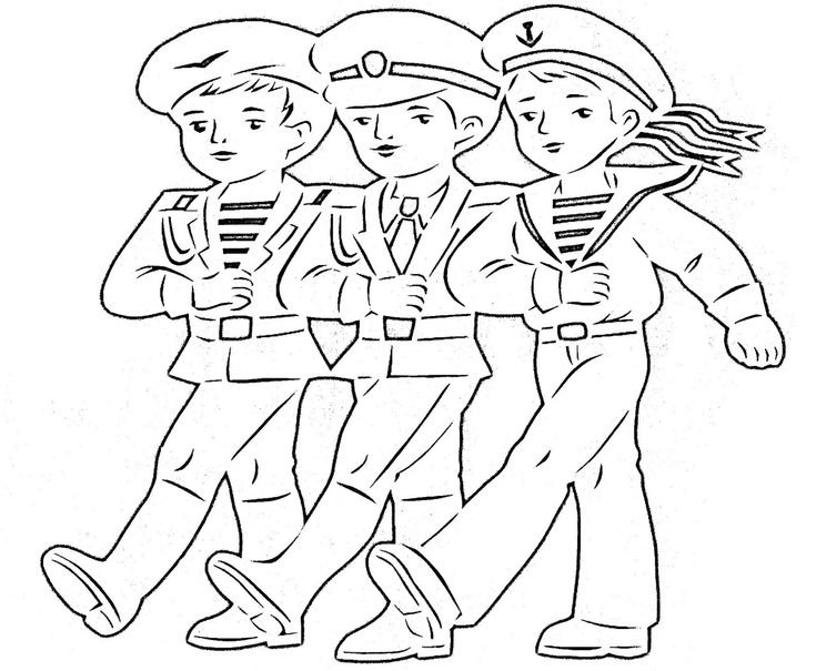 Раскраски день Победы для детей