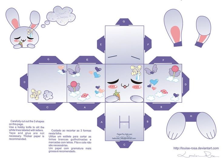 Объемные поделки шаблоны