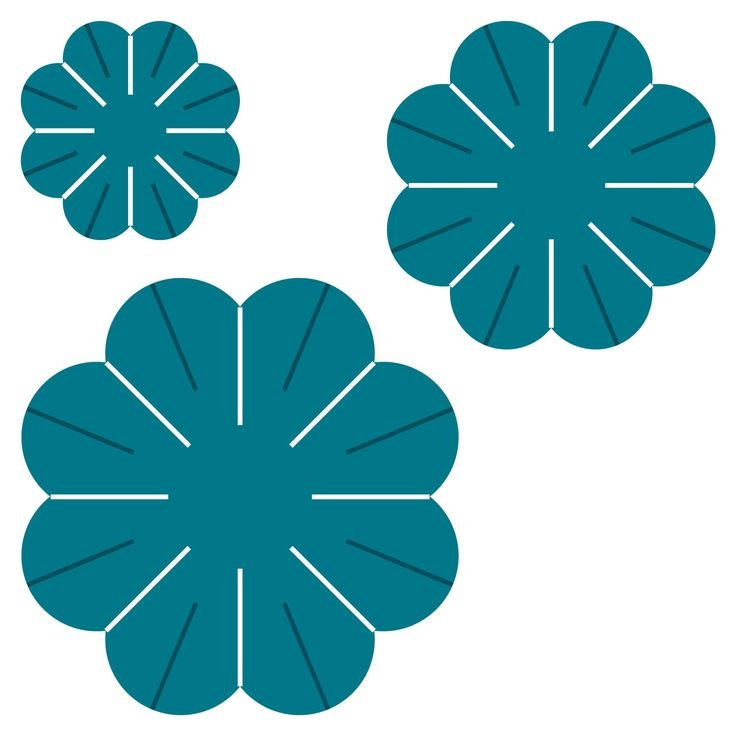 Цветы шаблоны для вырезания