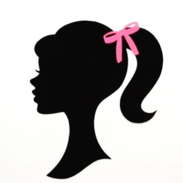 Силуэт лица девушки