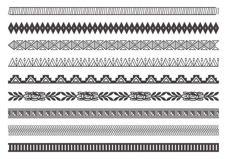 Узор в полосе