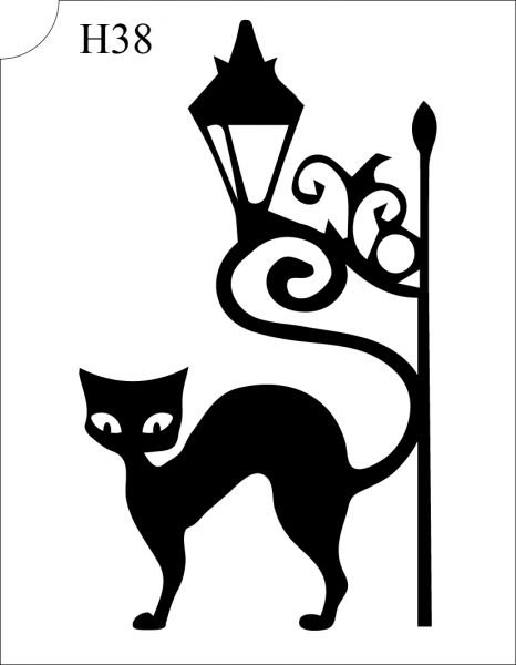 Трафареты котов для декора