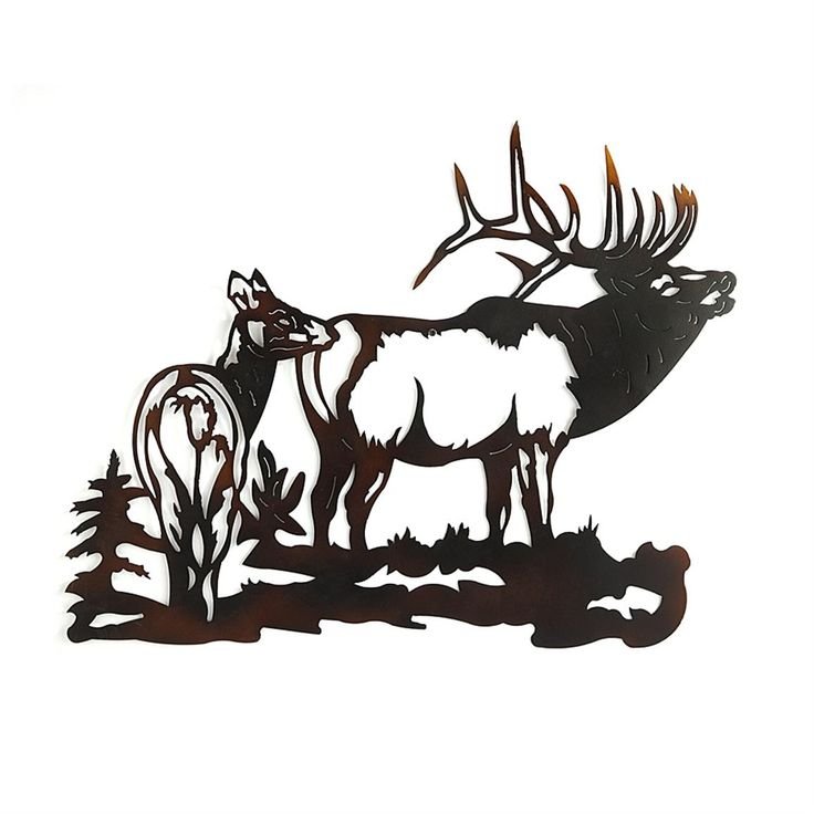 Рисунки для выжигания олень