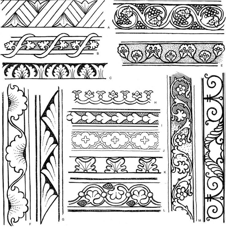 Древний Рим орнамент растительный