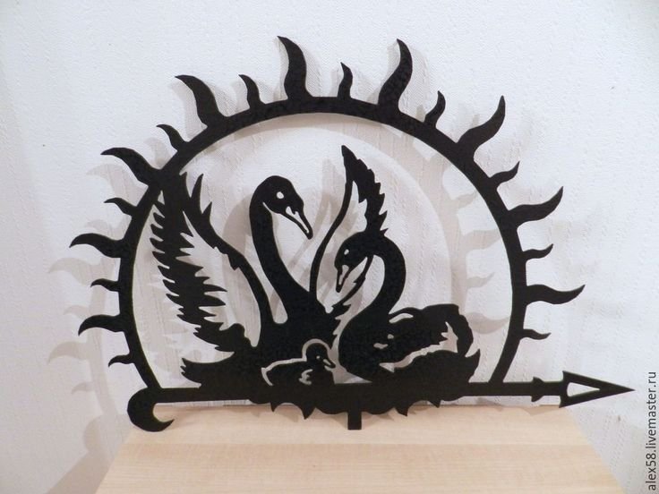 Птица из металла плазмой