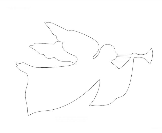 Голубь трафарет