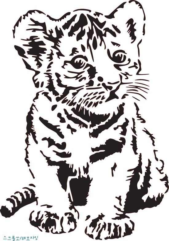 Трафареты животных