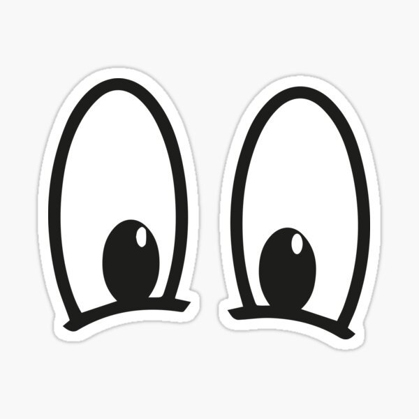 Глаза трафарет