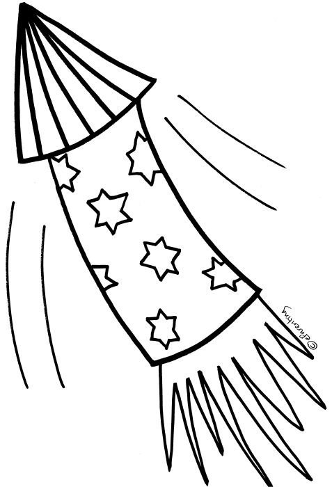 Хлопушка раскраска для детей