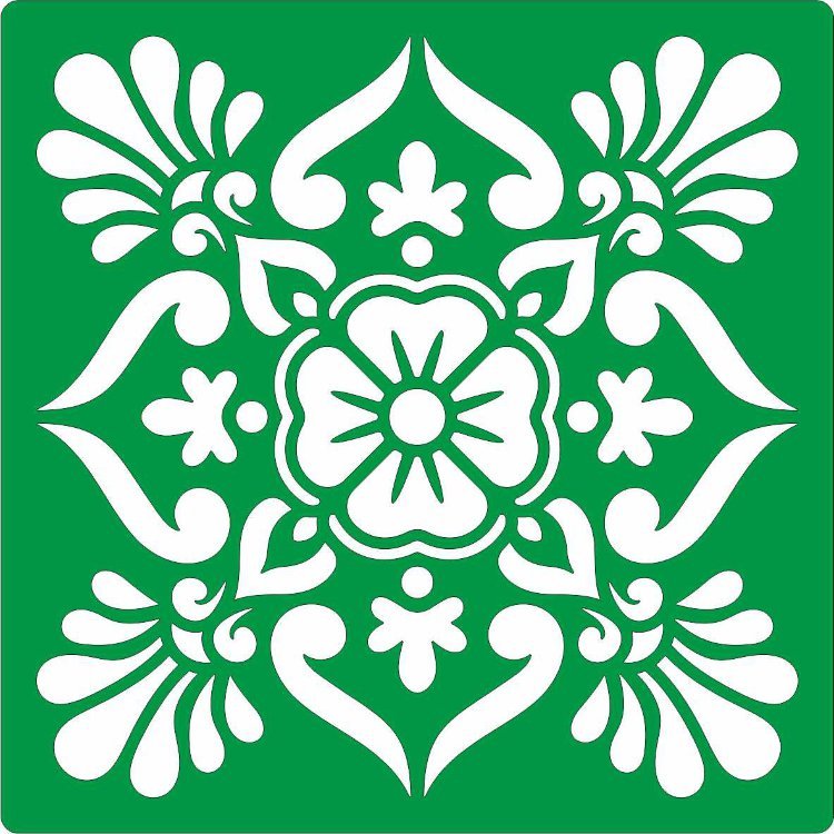 Трафареты изразцов