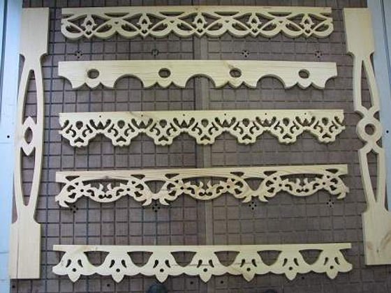 Прорезная домовая резьба наличники