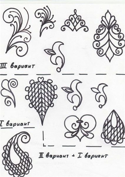 Узоры для торта