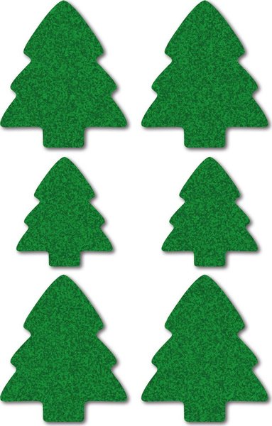 Елочки разной высоты