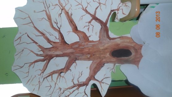 Рисовать дерево с дуплом