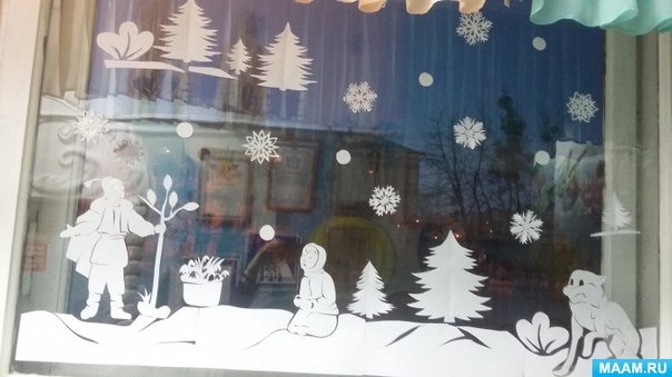 Сказка на окне в детском саду