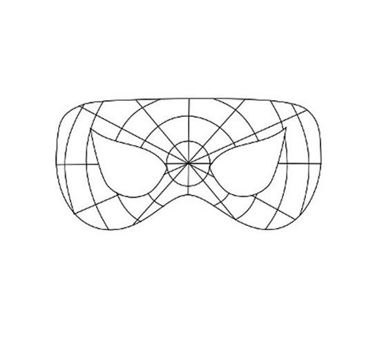 Маска человека паука из бумаги