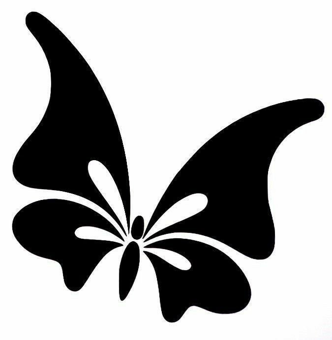 Трафареты бабочки