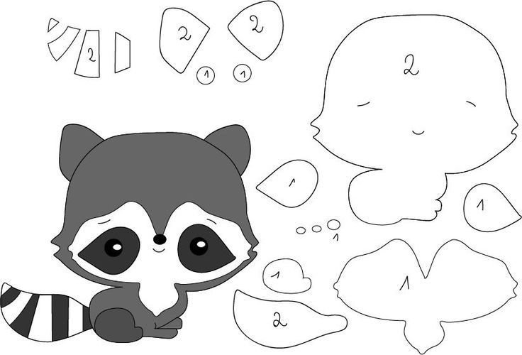 Выкройки из фетра