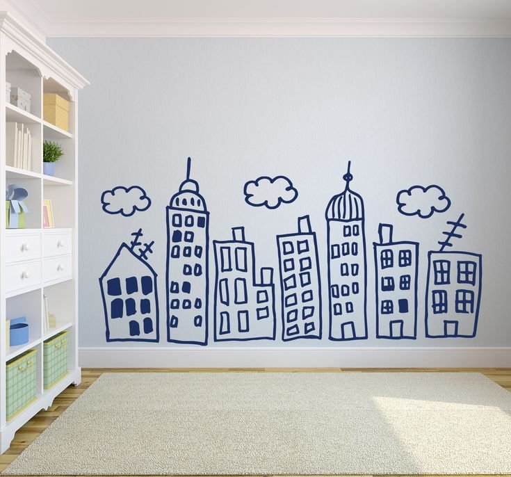 Трафареты в интерьере