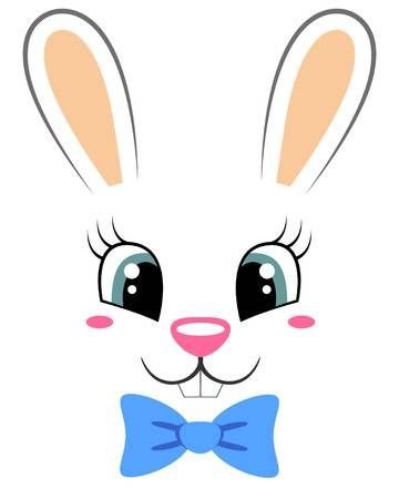 Мордочка кролика поделка