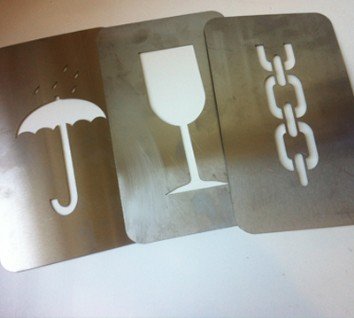 Трафарет из стали