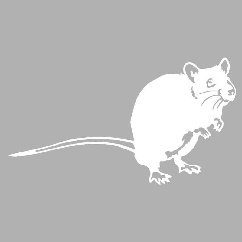 Мышь трафарет