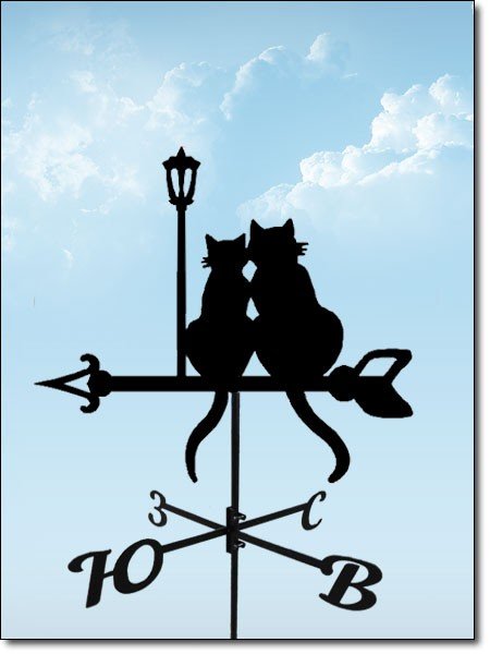 Флюгер в виде кошки