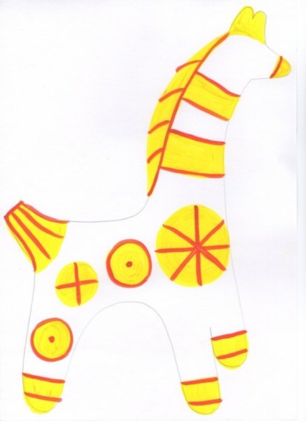 Роспись филимоновской игрушки лошадки