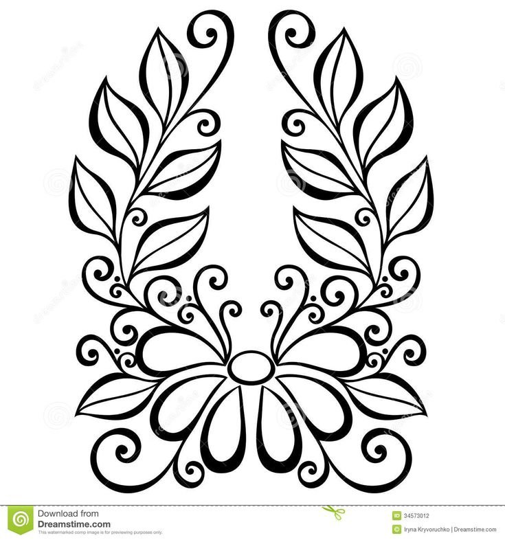 Орнамент для джутовой филиграни