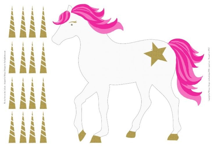 Поделка Единорожка из бумаги