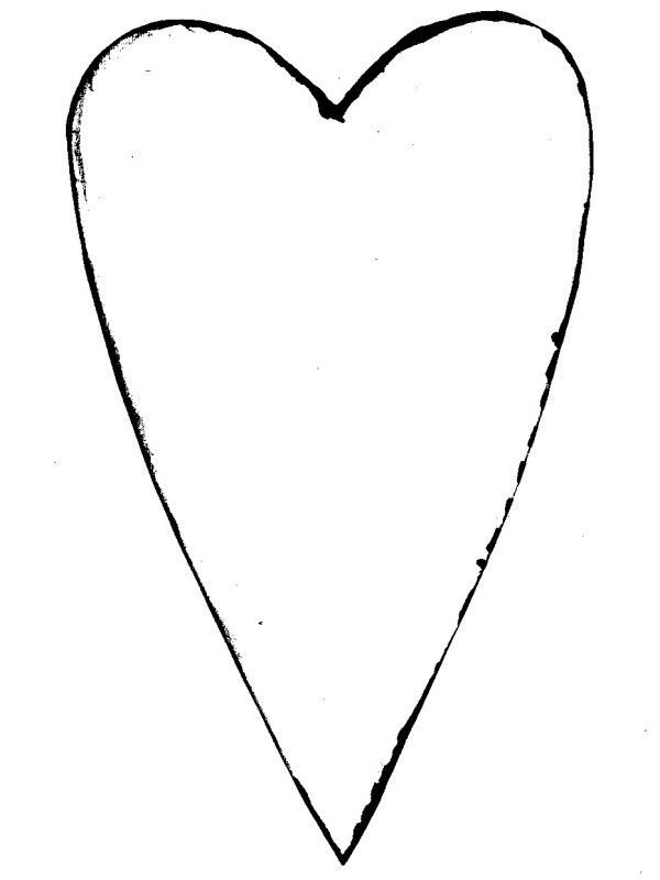 Сердце вытянутое