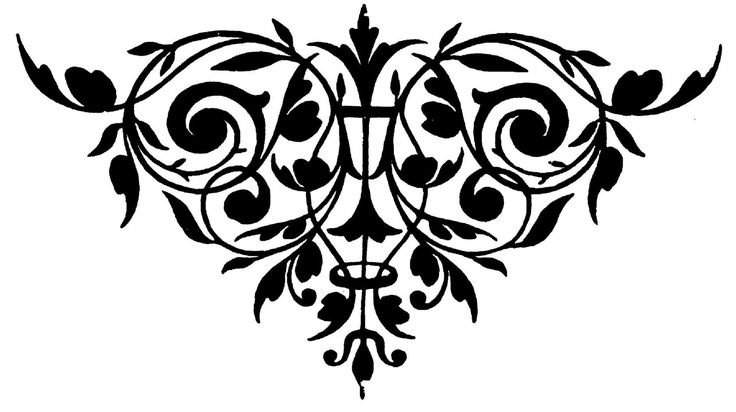 Орнамент трафарет