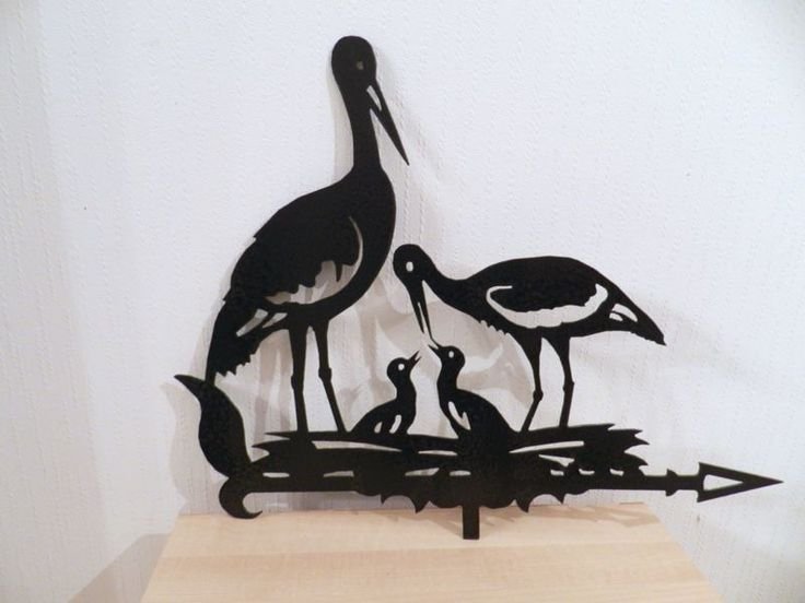 Силуэт из металла