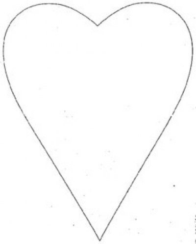 Сердце выкройка