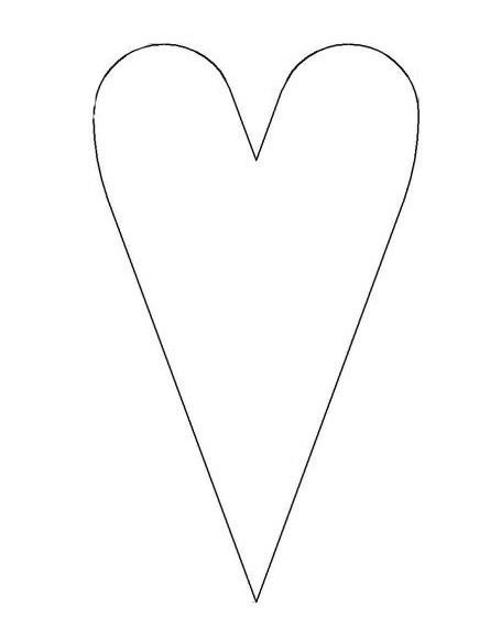 Сердце вытянутое