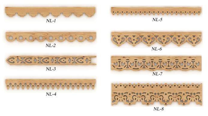 Прорезная резьба карнизы фризы Подзоры