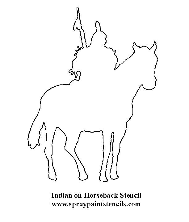 Трафарет богатыря