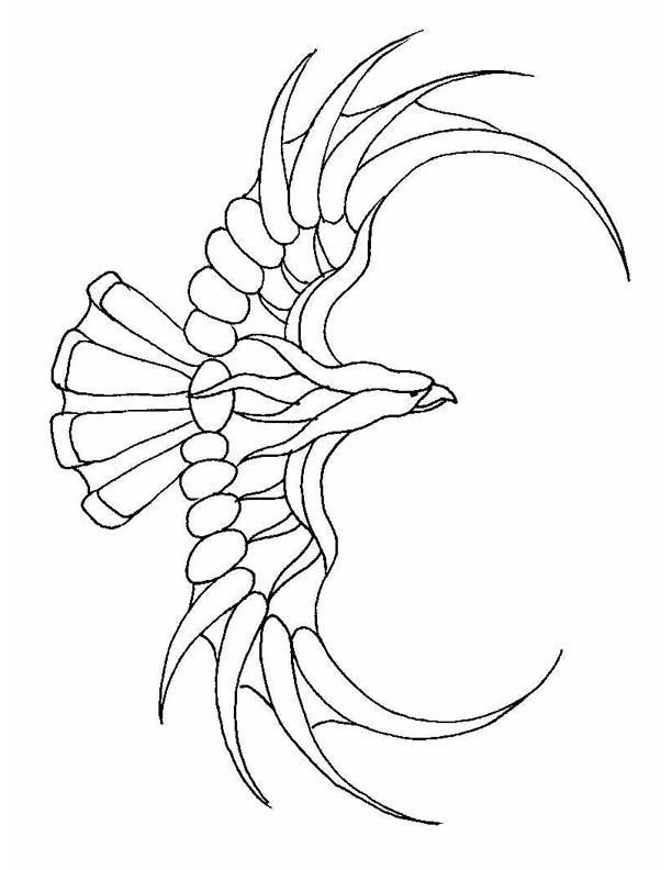 Витраж дракон шаблон