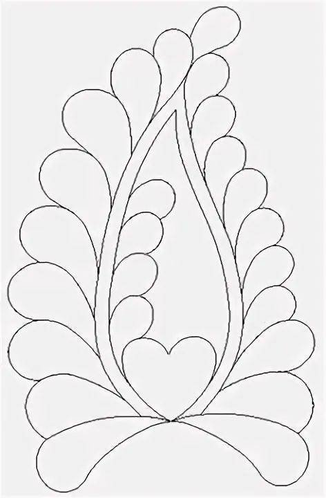 Трафарет для джутовой филиграни для начинающих цветок