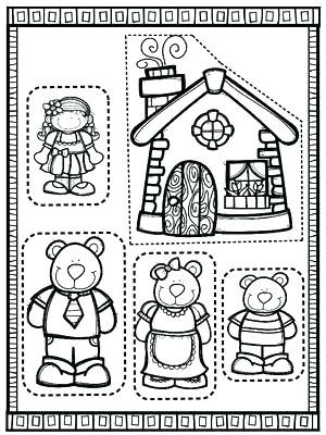 Задания для детей по сказке три медведя