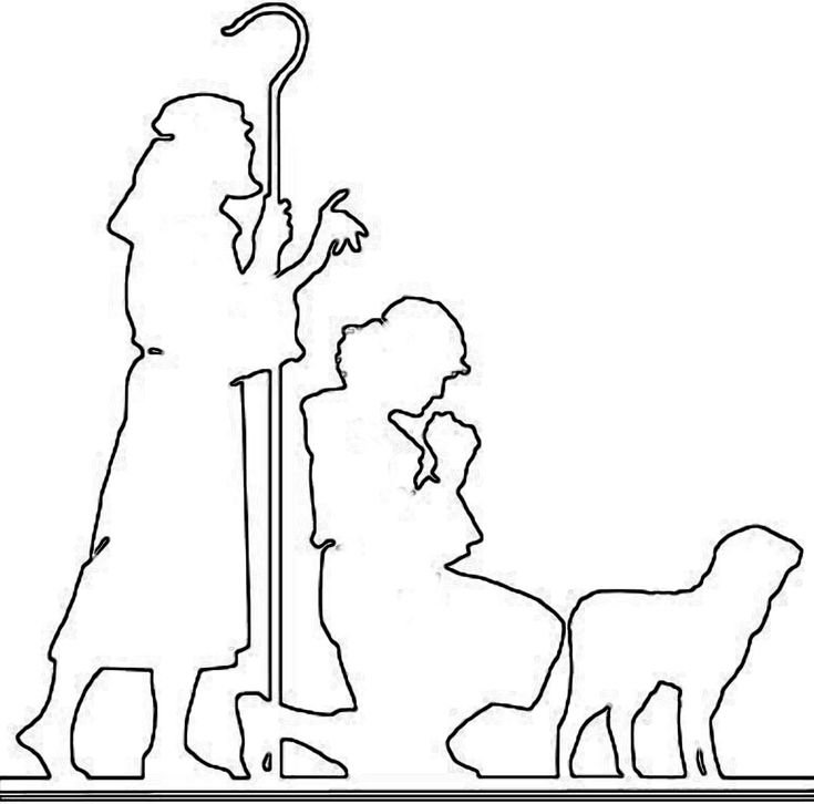 Трафареты на Рождество для вырезания