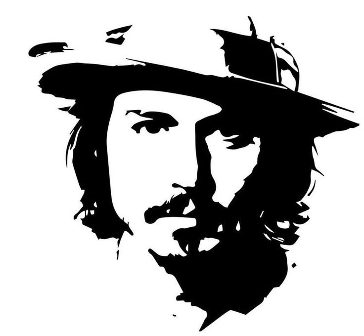 Портрет вектор Джонни Депп